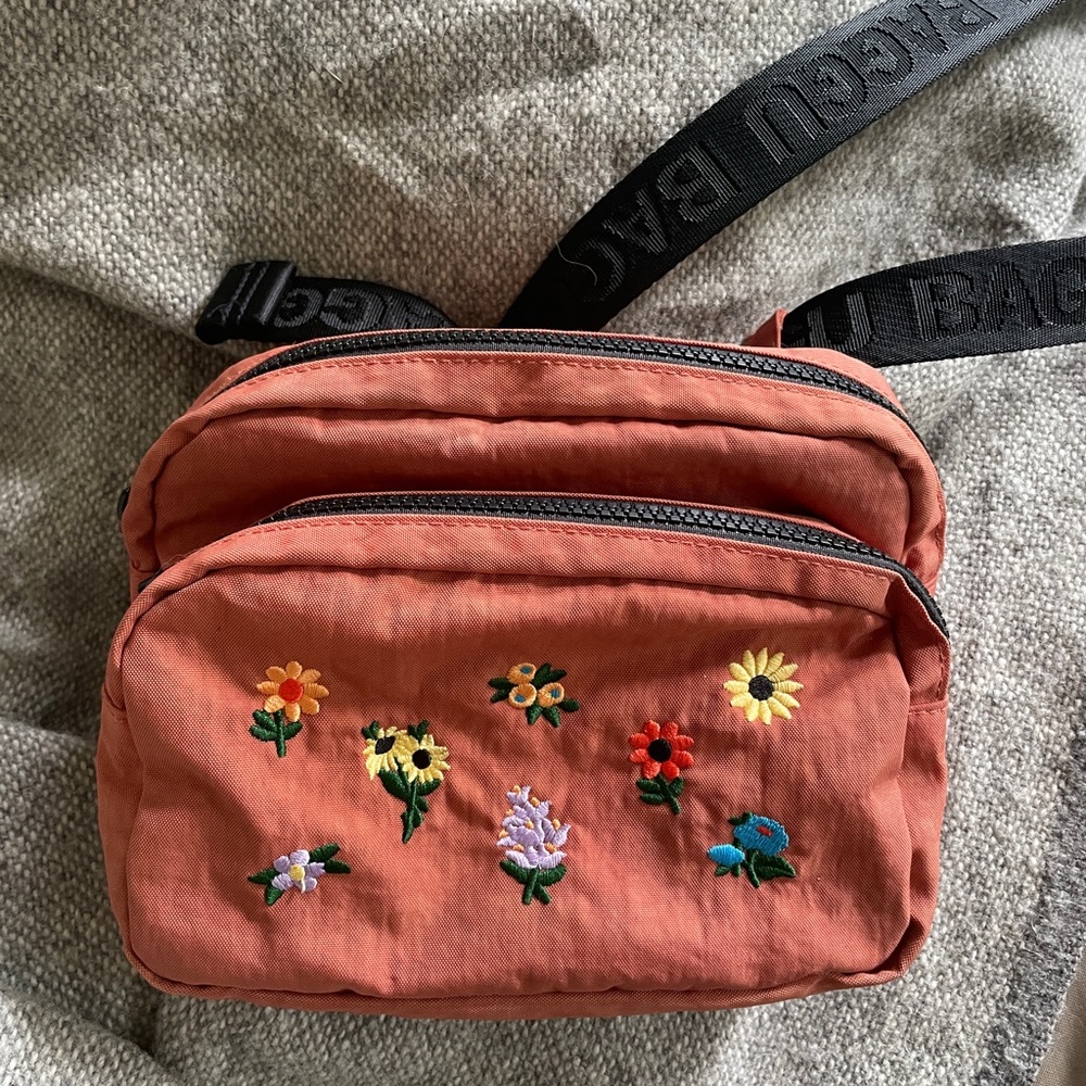 BAGGU Embroidered Fanny — rare!